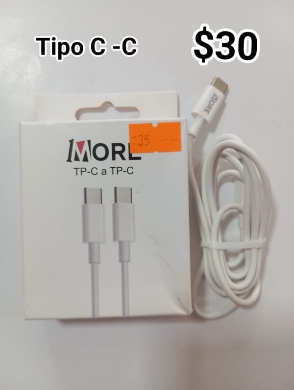 Cable Usb Tipo C A C, Carga Rápida 1 metro 1MORE